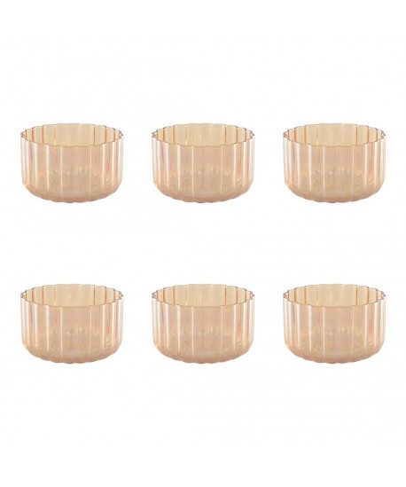 Coupelles dorées - lot de 6