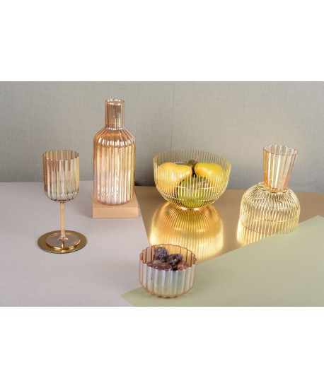 Gold carafe 10.5x25.5cm