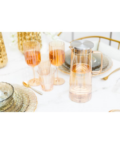 Verres à vin doré - lot de 6