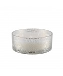 Vanilla candle silver design 15x15x6cm