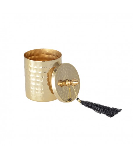 Boîte dorée martelée 8x10cm