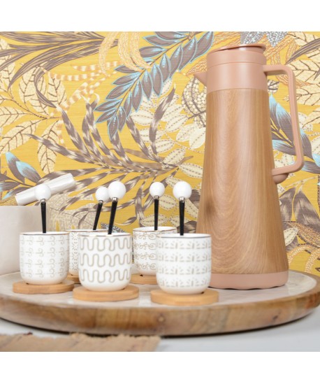 Wood thermal carafe 1L