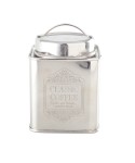 Silver coffee box 10x10x10cm
