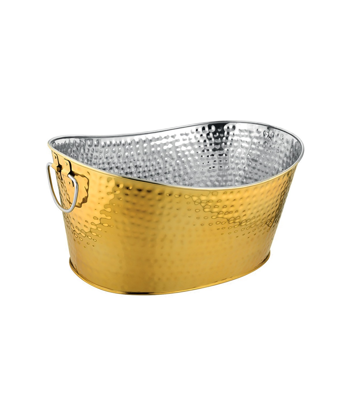 Hammered gold champagne bucket 49x35x23.5cm
