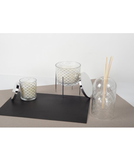 Diffuseur argent musc  8.5x14cm