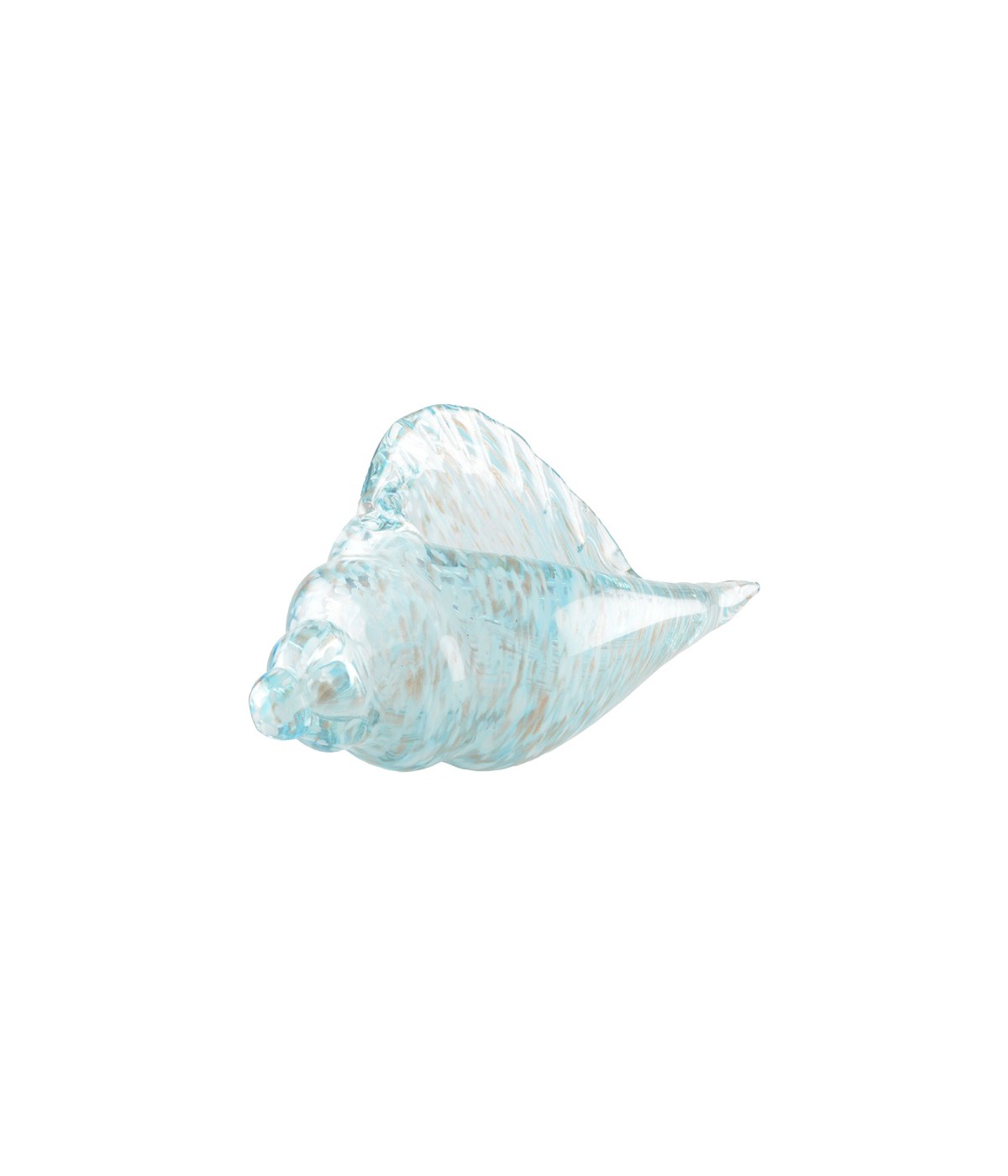 Ocean blue shell bowl 27.5x12.5x15cm