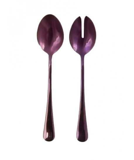 Couverts à salade violet