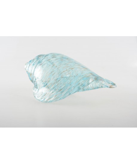 Ocean blue shell bowl 27.5x12.5x15cm
