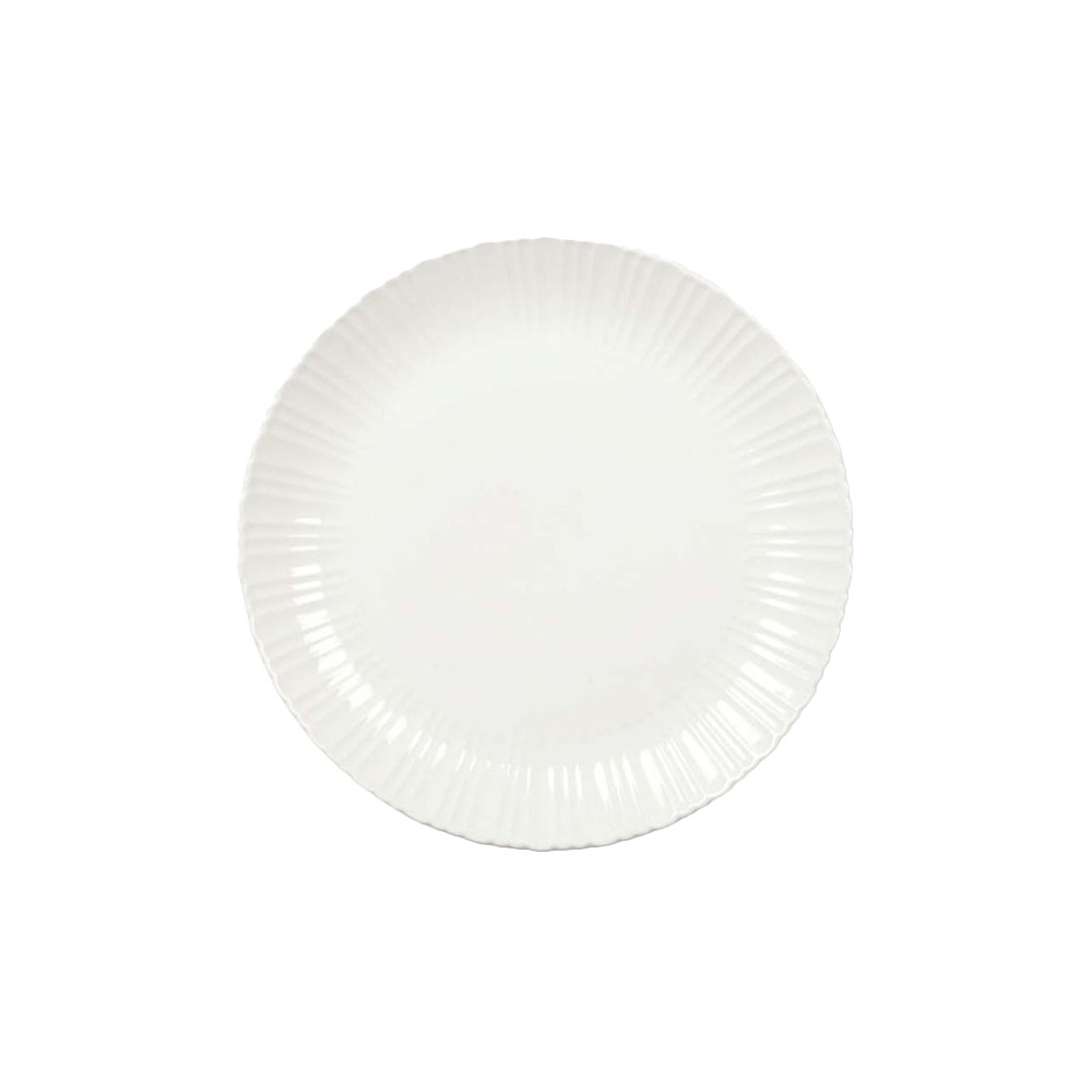 Assiette à dessert blanche Flora 21.3x21.3x2cm