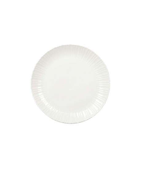 Assiette à dessert blanche Flora 21.3x21.3x2cm