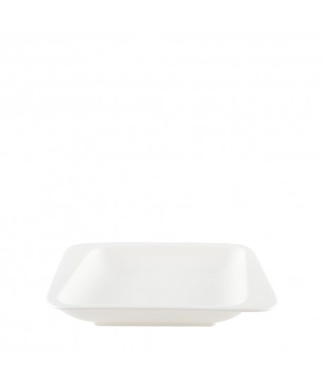 White soup plate Anna 20.5x18.2x3.1cm