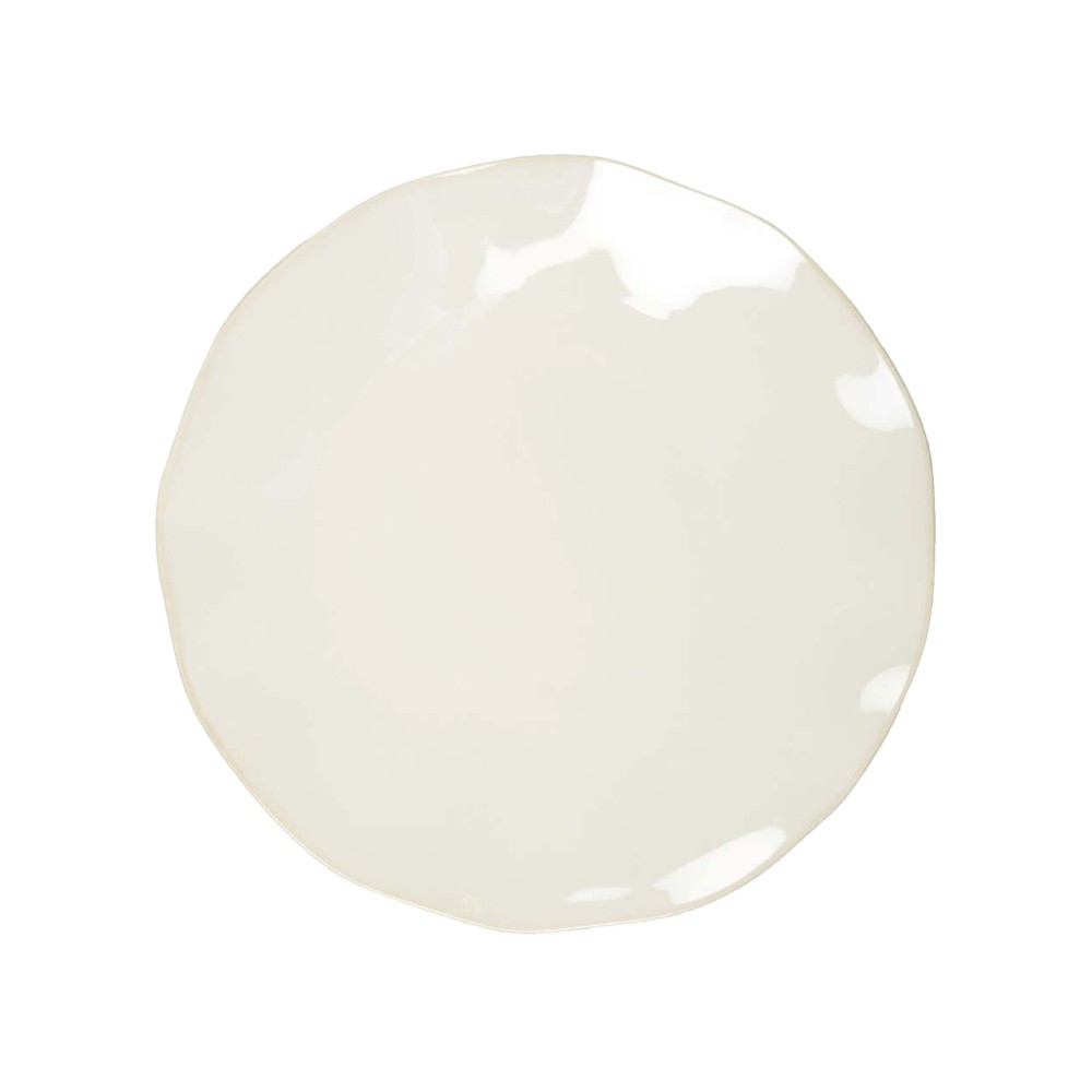 Assiette plate blanche rosa 27x27x2.8cm