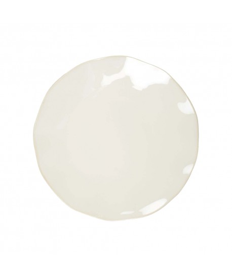 Assiette plate blanche rosa 27x27x2.8cm