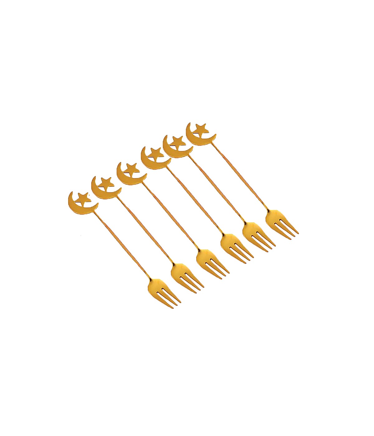 Fourchettes dorées Istanbul - lot de 6
