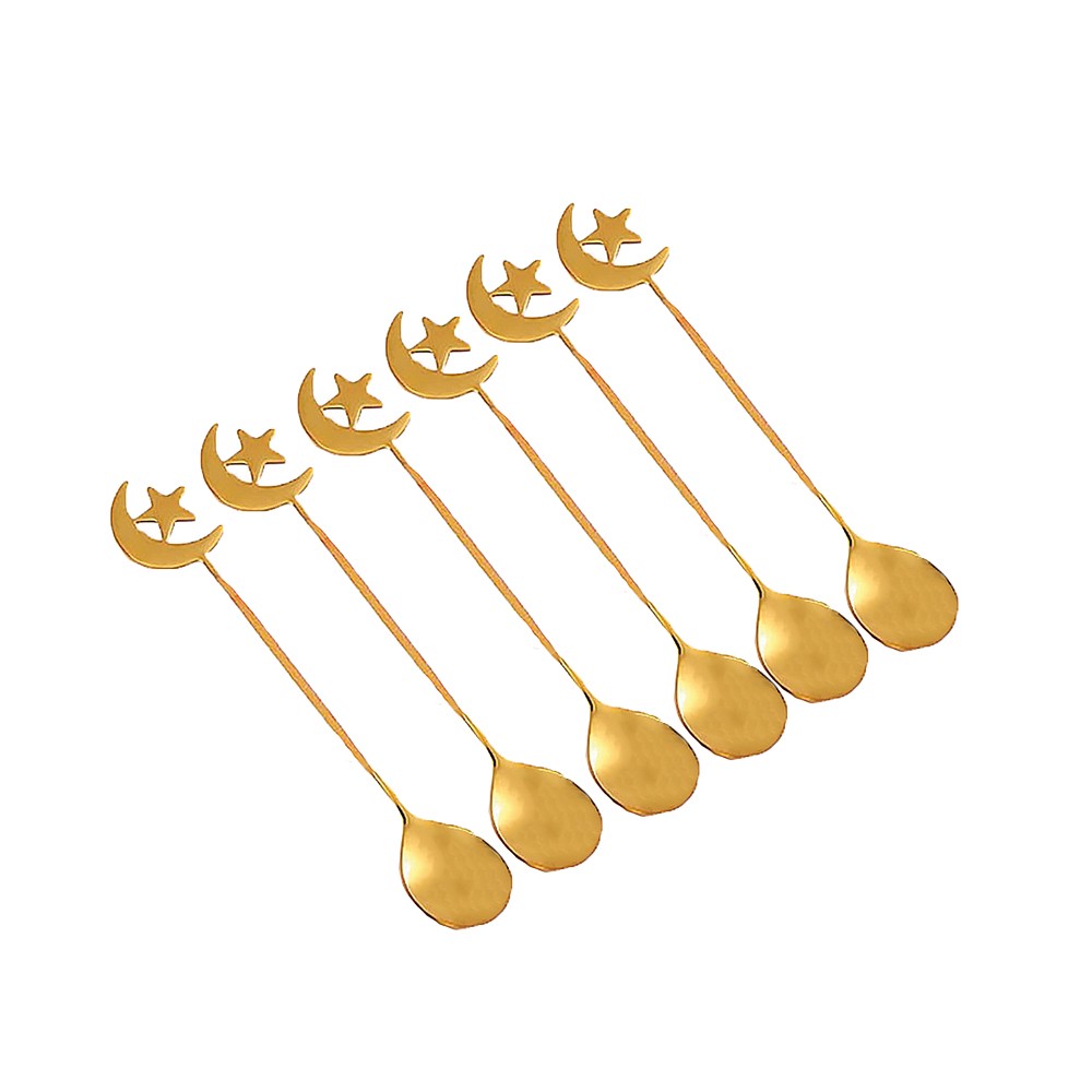 Cuillères dorées Istanbul - lot de 6