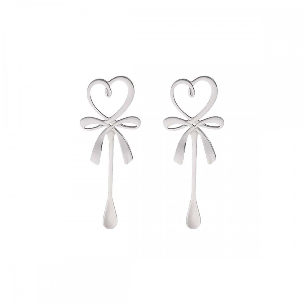 Cuillères argent coeur - lot de 2