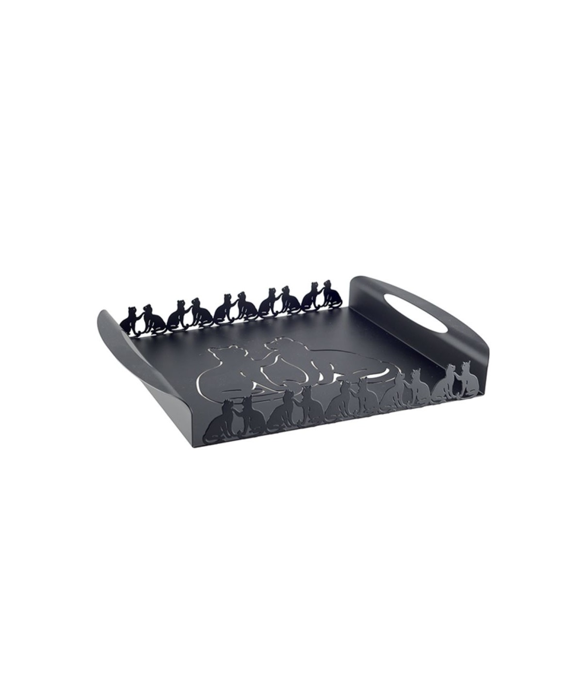Plateau chat noir 40x30x5cm
