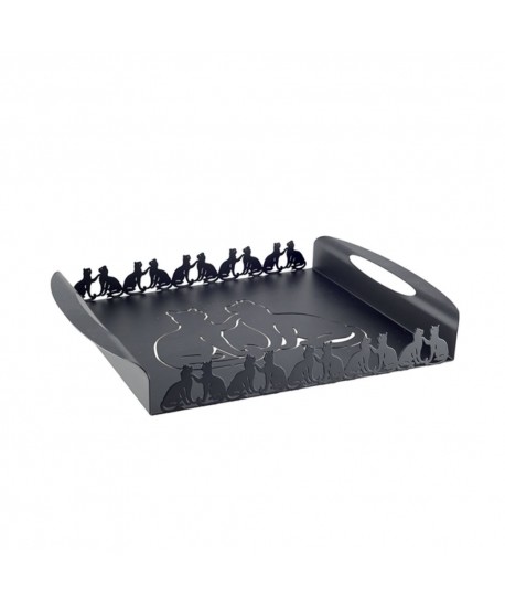 Plateau chat noir 40x30x5cm