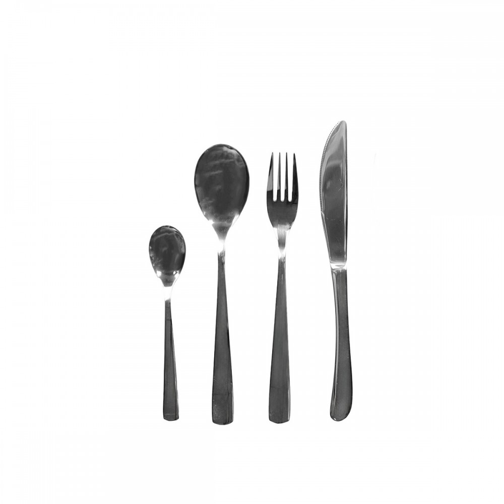 Ménagère 24 pièces argent brillant