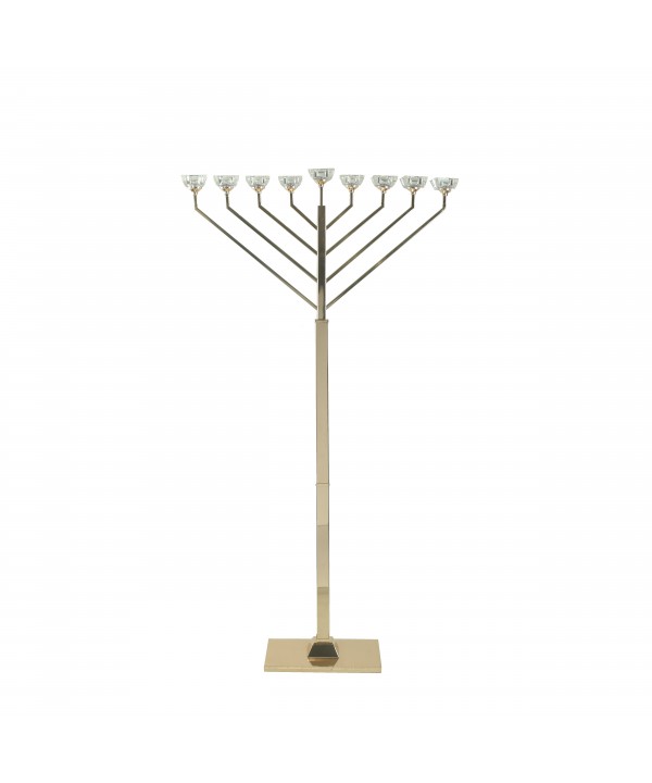 Menorah dorée sur pied 78x21x149cm