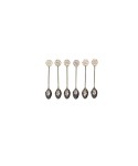 Cuillères à café argent arabesques - lot de 6