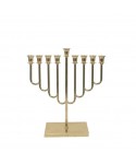 Menorah dorée sur pied 34x12x38cm