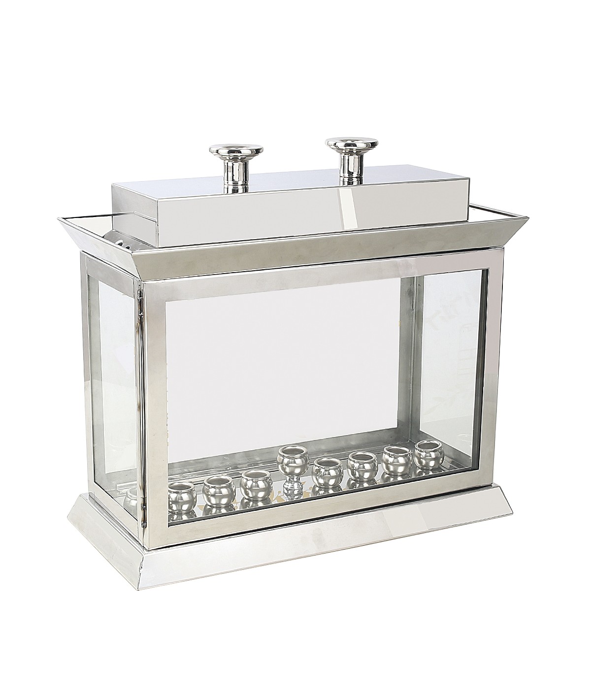 Menorah et bougeoir chabat