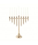 Menorah dorée h63 cm