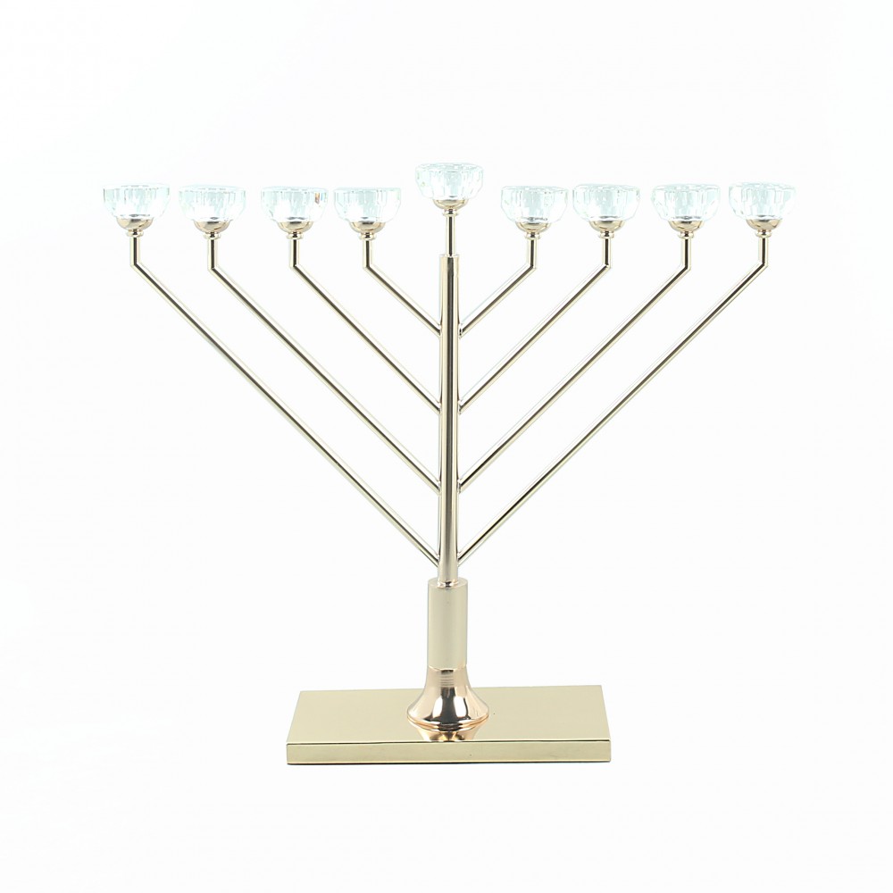 Menorah dorée 65x14x54cm
