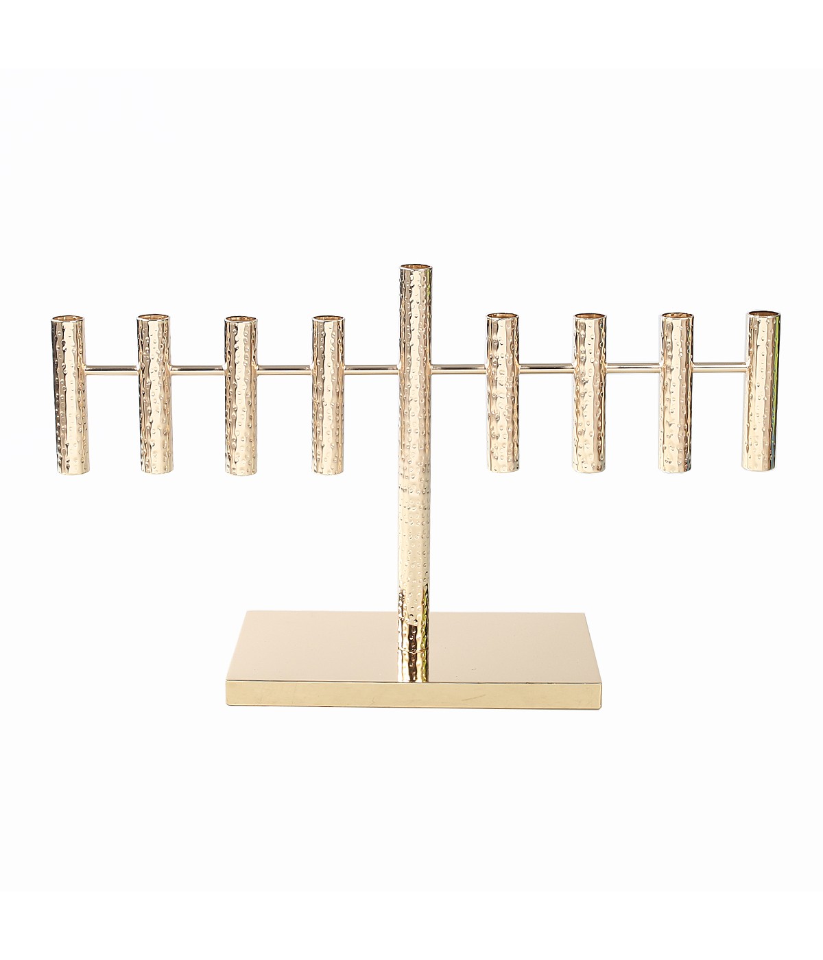 Menorah Césarée dorée 55x14x33cm