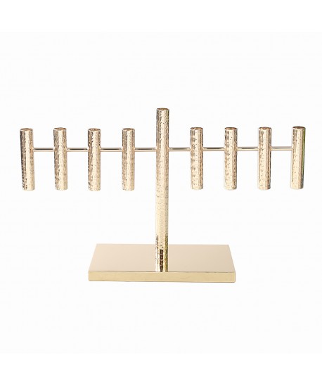 Menorah Césarée dorée 55x14x33cm