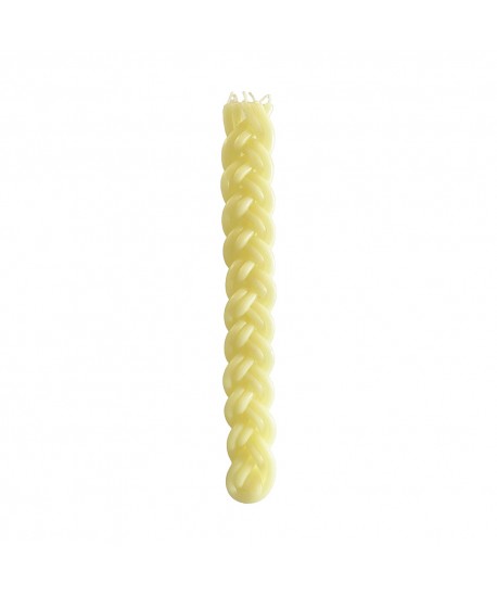 White Havdalah candle h.26cm