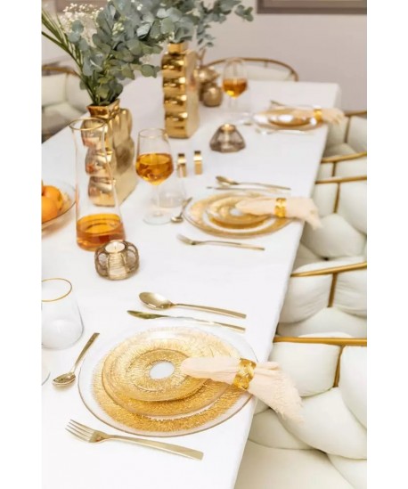 Vase doré brillant moyen modèle 16.5x7x25cm