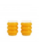 Bubble water glasses 400ml - set of 2