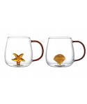 Star and shell tea cups - set of 2