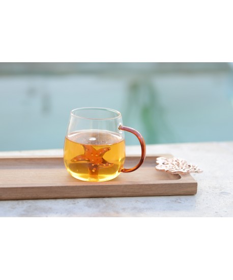 Star and shell tea cups - set of 2