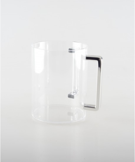 Acrylic keli with silver handles