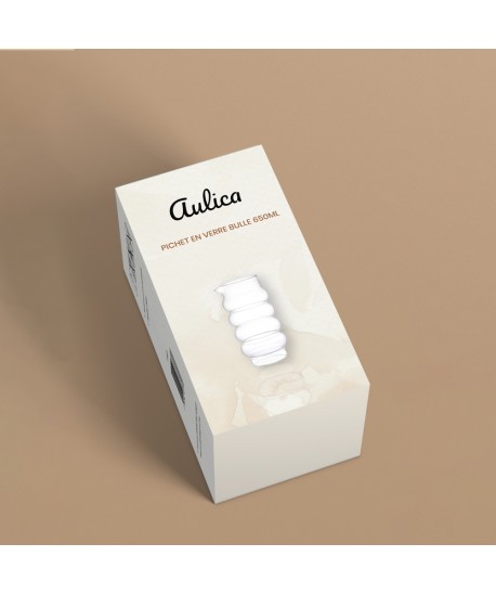 Pichet en verre bulle 650ml