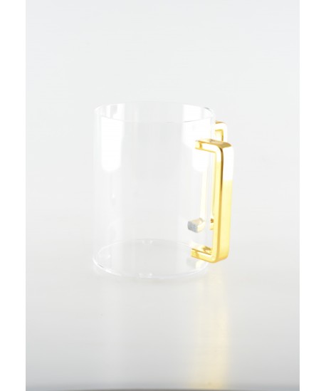 Acrylic keli with golden handles