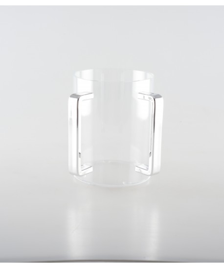 Acrylic keli with silver handles