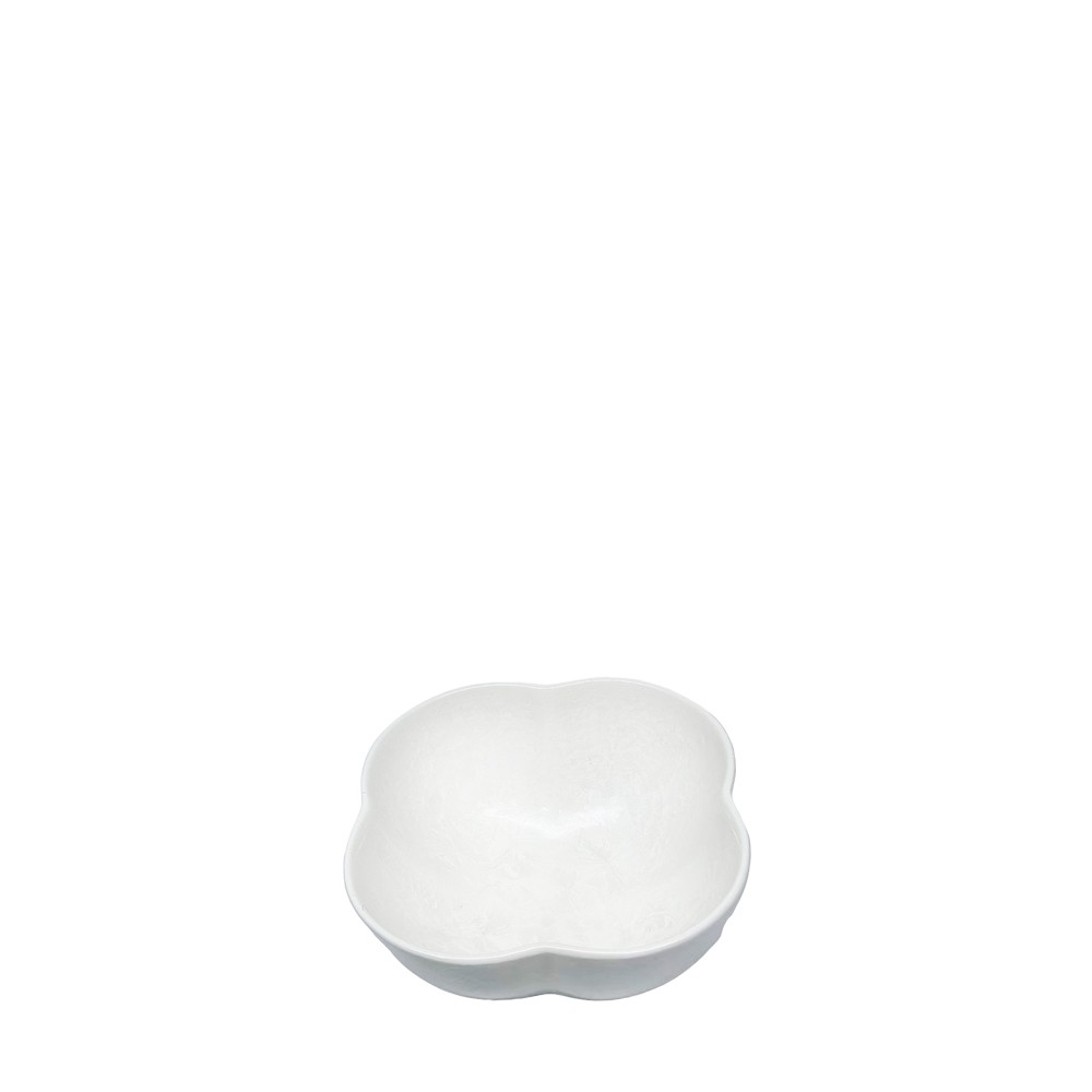 Bol en porcelaine blanche Florale 11.5cm