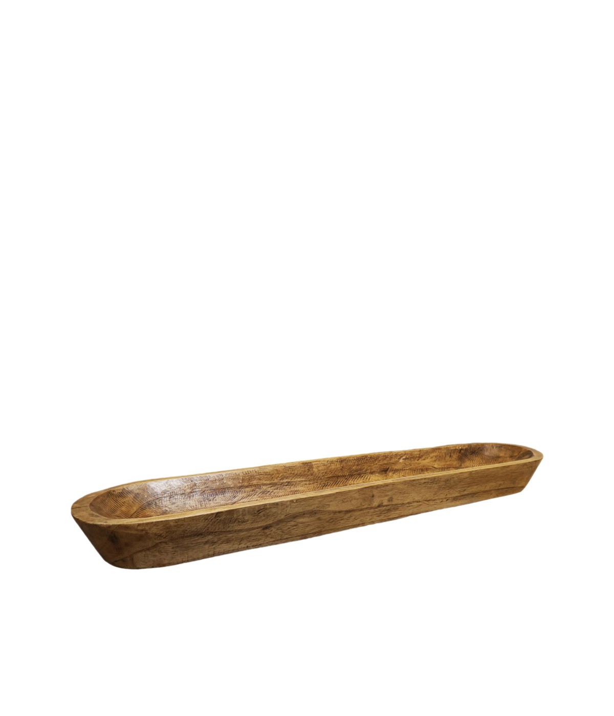 Wooden decorative bowl 100x22x10cm