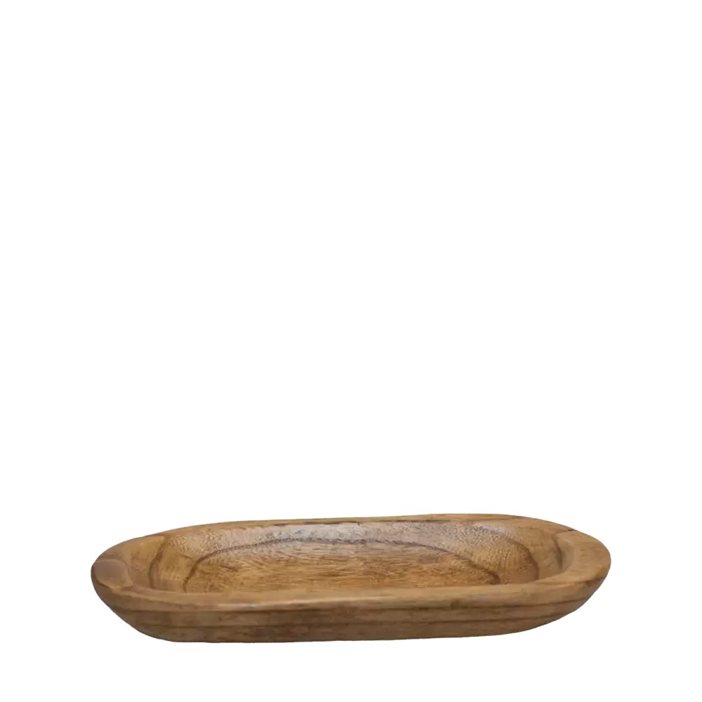 Wooden decorative bowl 35x15x4.5cm