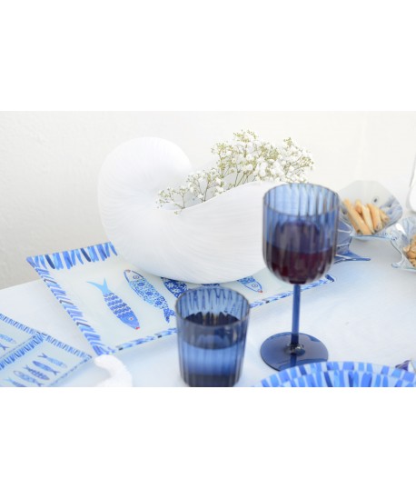 Coquillage blanc décoratif 28 x 15 x 17cm