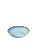 Turquoise porcelain soup plate 20x20x5cm