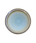 Turquoise porcelain dinner plate 27x27x1.6cm