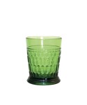 Verres à eau vert en acrylique - lot de 6