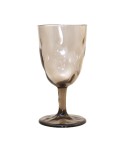 Verres à vin marron en acrylique - lot de 6