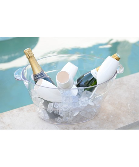 Oval champagne bucket 46.8x27.5x22.8cm