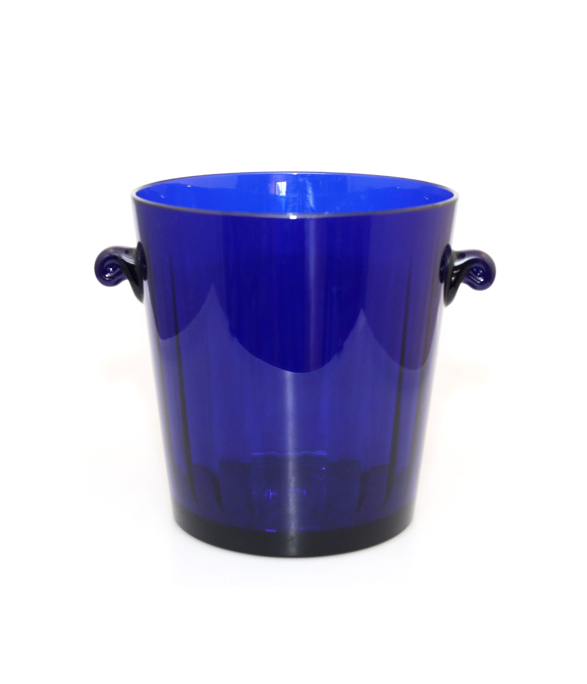 Dark blue champagne bucket 20.3x20.3x21.2cm